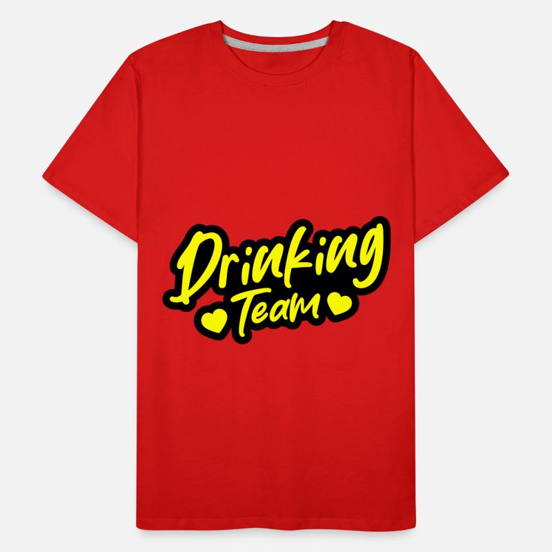 Équipe de boisson T-shirt bio Premium Homme