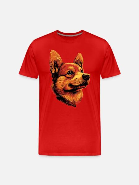 Russian Toy Terrier Dog Russkiy Russian Toy - Men's Premium Organic T-Shirt - red