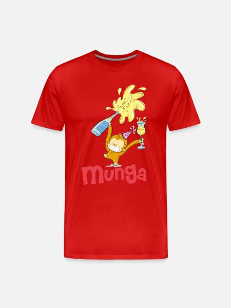 Munga Festa - Men's Premium Organic T-Shirt - red
