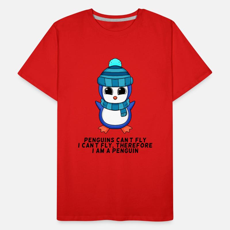 Ich bin ein Pinguin Männer Premium Bio T-Shirt