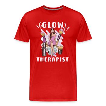 Beautician Esthetician Make Up Beauty-care Salon - Männer Premium Bio T-Shirt - Rot - Vorne - Damien (186cm)