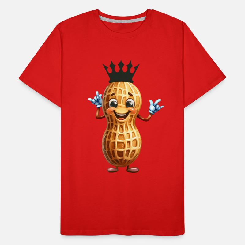 Peanut King Peanuts Nut Nuts Peanuts Men's Premium Organic T-Shirt
