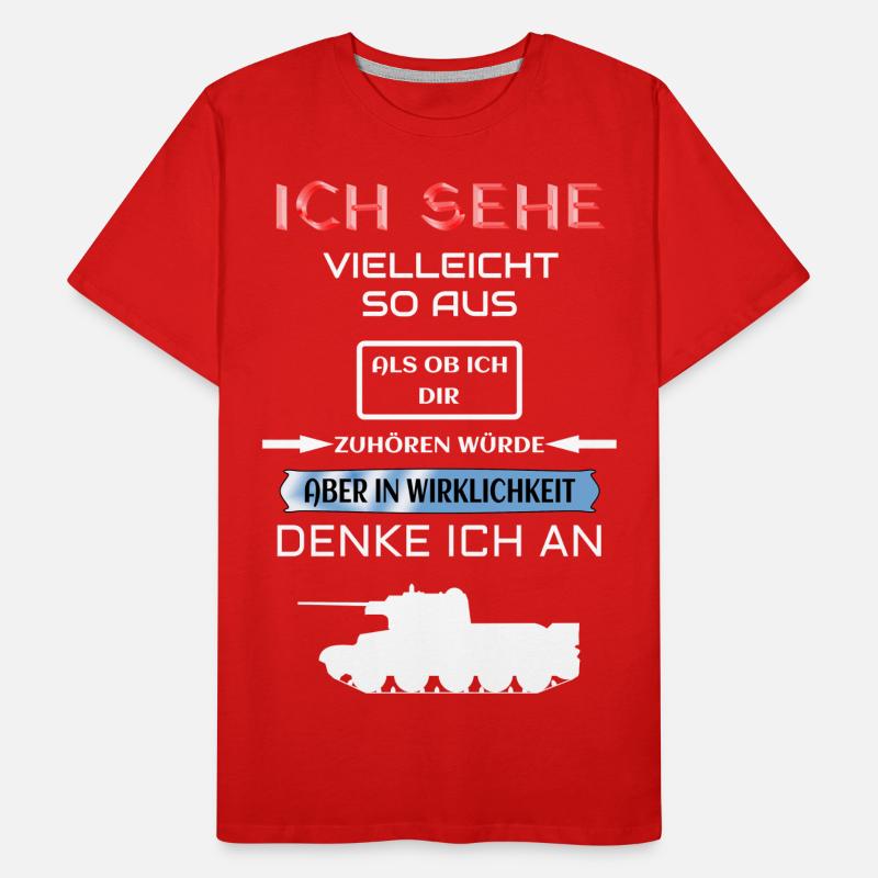 Panzer Männer Premium Bio T-Shirt