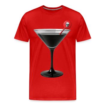 COCKTAIL DE LA MUERTE - dark hell - T-shirt bio Premium Homme - rouge - Devant - Damien (186cm)