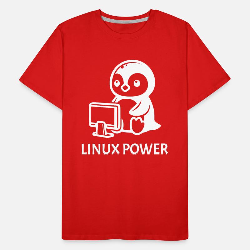 Linux-Leistung Männer Premium Bio T-Shirt