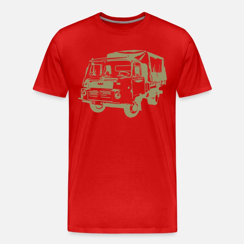 Robur Pritsche LO LD IFA - Männer Premium Bio T-Shirt - Rot