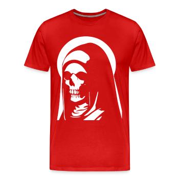 Élégance surnaturelle dans Horror Nun, Satanic et - T-shirt bio Premium Homme - rouge - Devant - Damien (186cm)