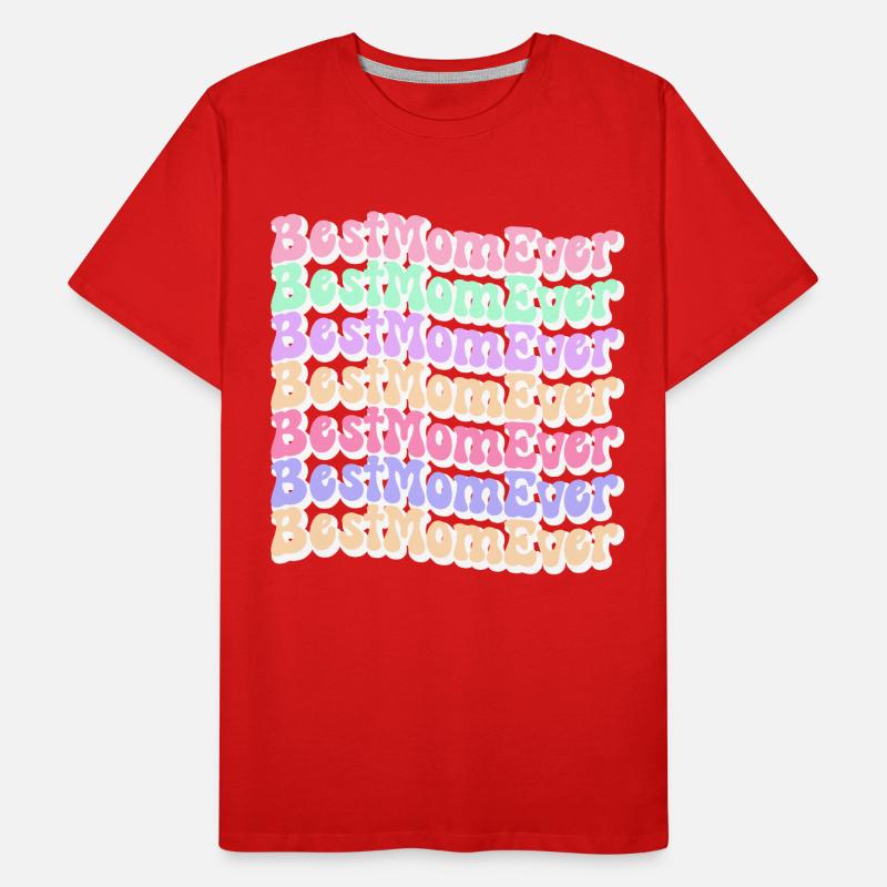 Mutter Geschenk Muttertag Geburtstag Mama Männer Premium Bio T-Shirt