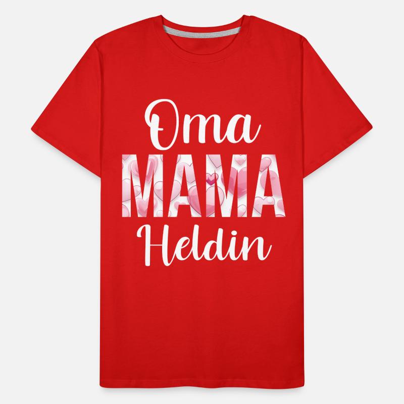 Mutter Geschenk Muttertag Geburtstag Mama Männer Premium Bio T-Shirt