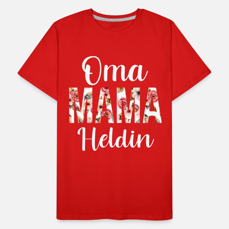Mutter Geschenk Muttertag Geburtstag Mama Männer Premium Bio T-Shirt
