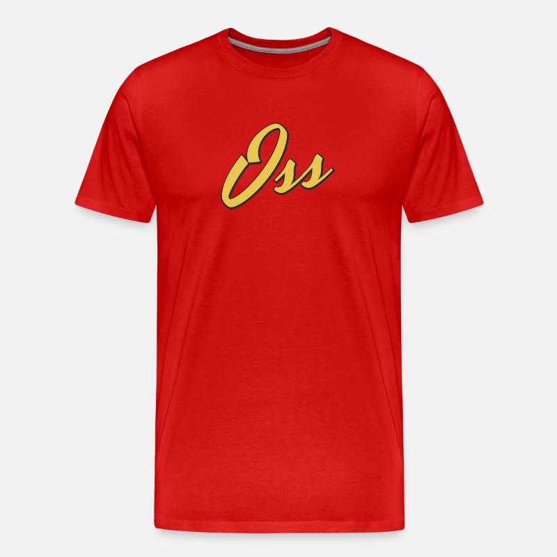 Oss - Maglietta ecologica premium da uomo - rosso