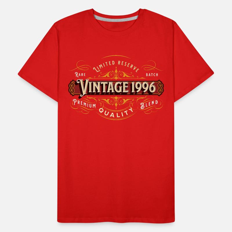 Millésime 1996 Premium Design Idée Cadeau T-shirt bio Premium Homme