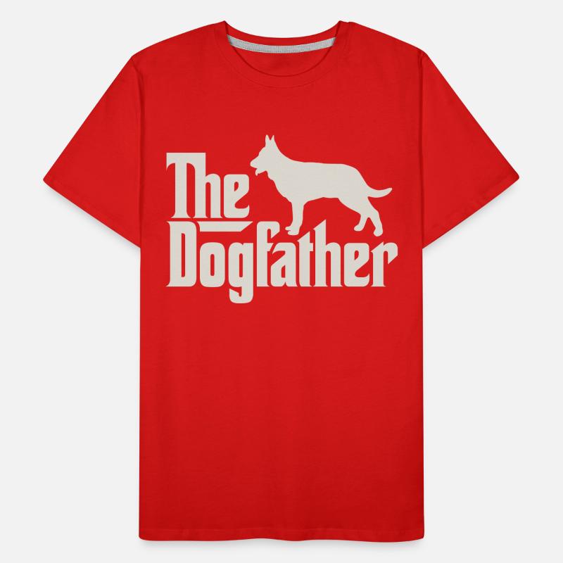 The Dogfather - German Shepherd Men's Premium Organic T-Shirt