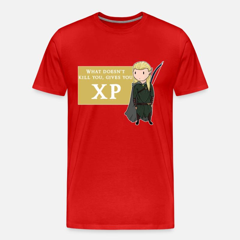 Roleplay XP - Männer Premium Bio T-Shirt - Rot