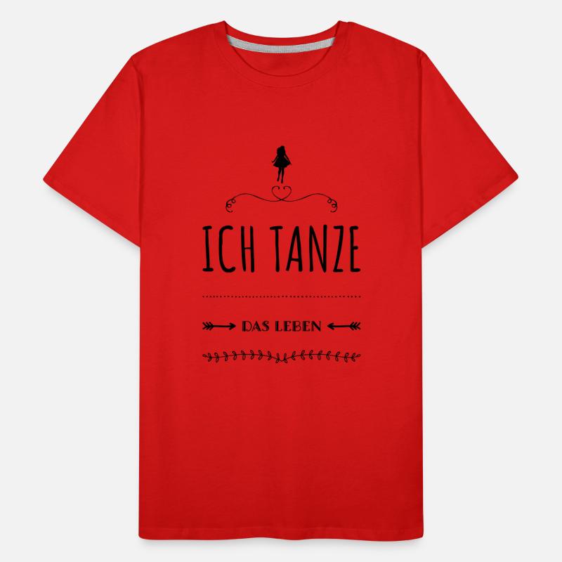 Dancing Dancer Dancer Dance Style Gift Idea Men's Premium Organic T-Shirt
