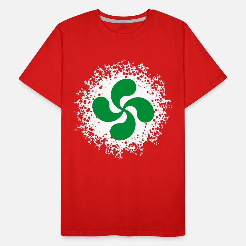 croix basque design 86 T-shirt bio Premium Homme