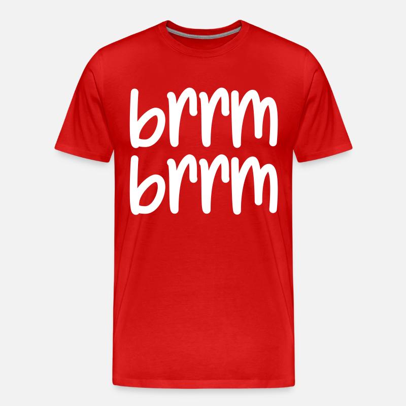 brrm brrm - Männer Premium Bio T-Shirt - Rot
