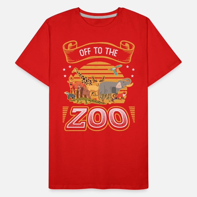 Do zoo Ekologiczna koszulka męska Premium