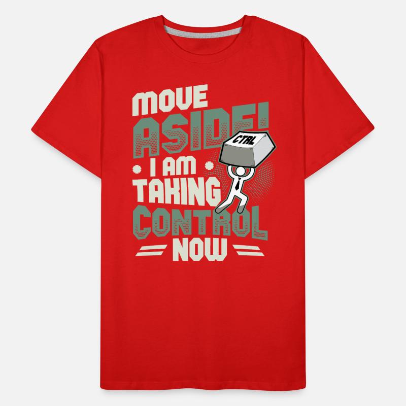 IT Support Computer Nerd Programmierer Pun Männer Premium Bio T-Shirt