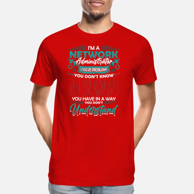 Solve Problems It-support Network Administrator Men's Premium Organic T-Shirt