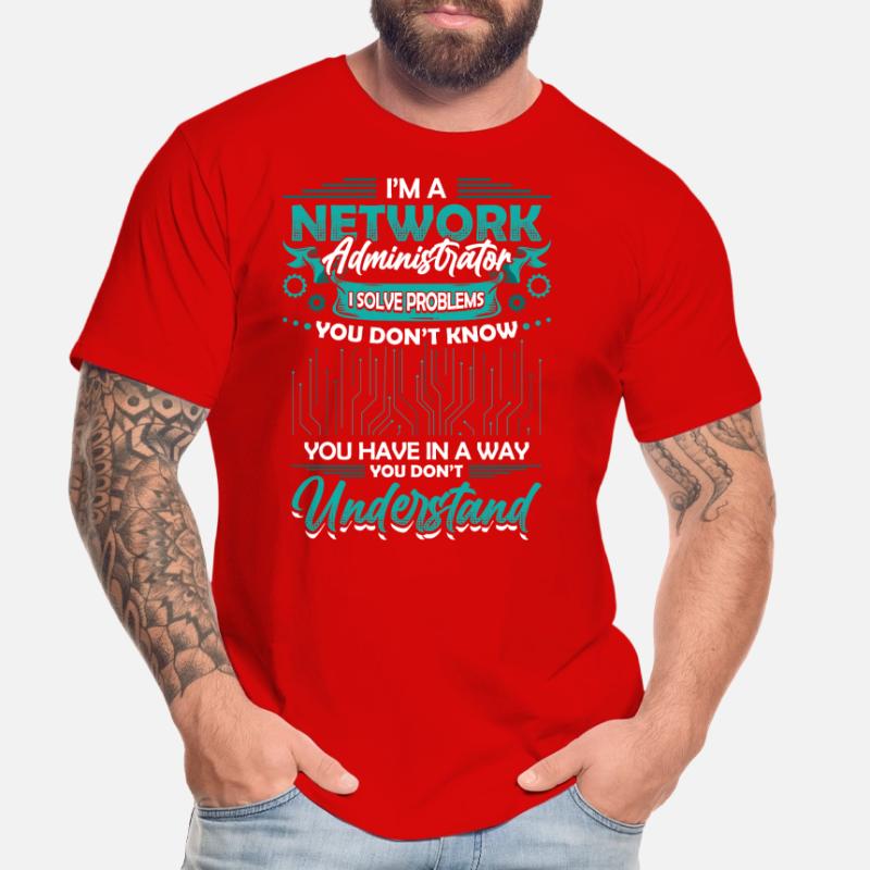 Solve Problems It-support Network Administrator Men's Premium Organic T-Shirt