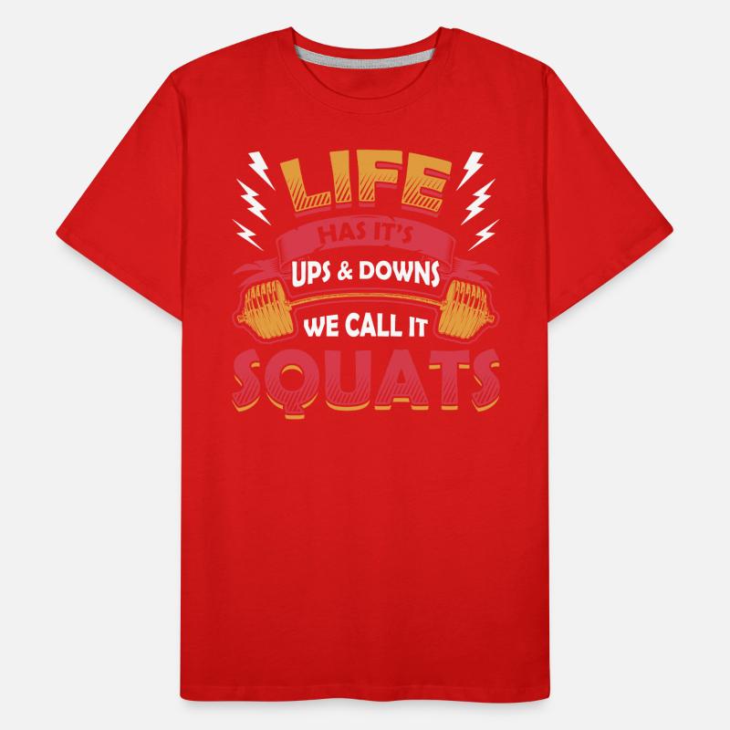 Life has its ups and downs. Men's Premium Organic T-Shirt