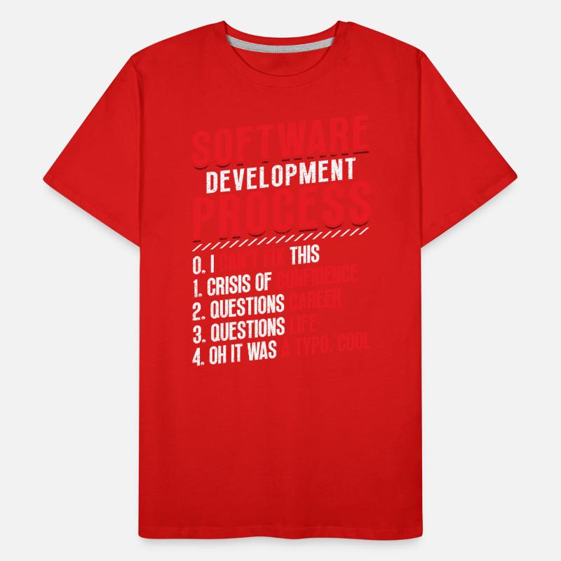 Software development process, programming Men's Premium Organic T-Shirt
