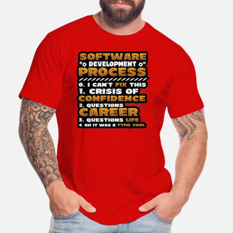 Software development process, programming Men's Premium Organic T-Shirt