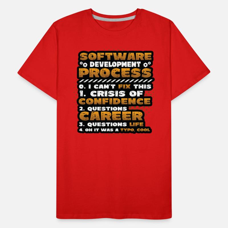 Processus de développement logiciel, programmation T-shirt bio Premium Homme
