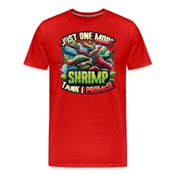 Éleveur de crevettes Aquarium de crevettes - T-shirt bio Premium Homme - rouge - Devant - Damien (186cm)
