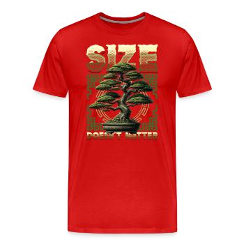 Bonsai Anbauen Kleiner Japanischer Bonsaibaum - Männer Premium Bio T-Shirt - Rot - Vorne - Damien (186cm)