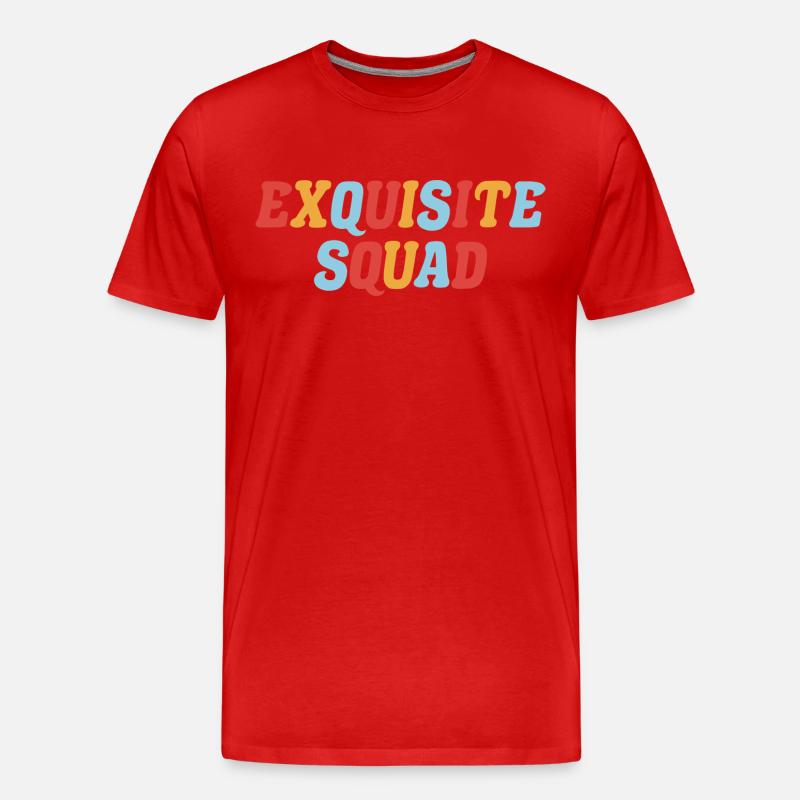 Squad-Grafik - Männer Premium Bio T-Shirt - Rot