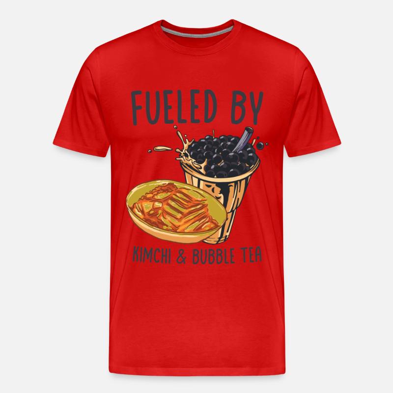 Kimchi - Männer Premium Bio T-Shirt - Rot
