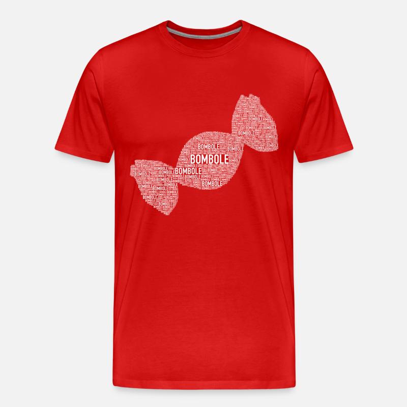 Bombole - Männer Premium Bio T-Shirt - Rot