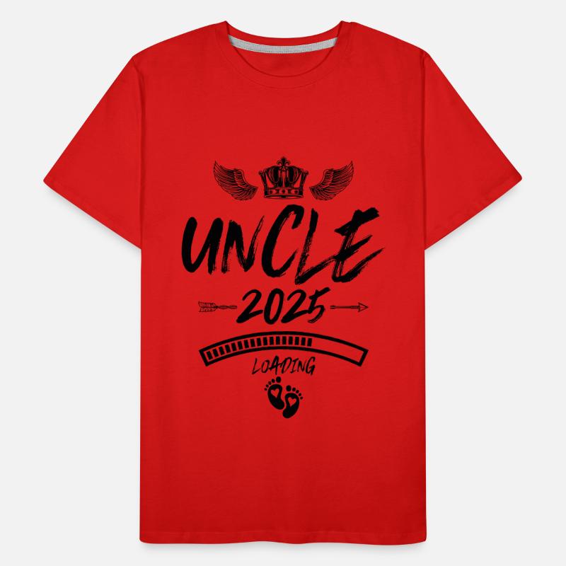Uncle 2025 Loading Saying Men's Premium Organic T-Shirt