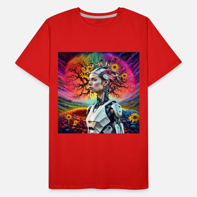 Android-Baum Männer Premium Bio T-Shirt