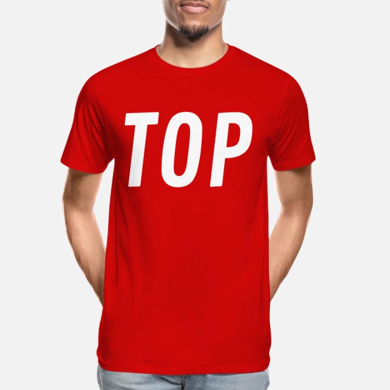 Top oder Bottom Männer Premium Bio T-Shirt
