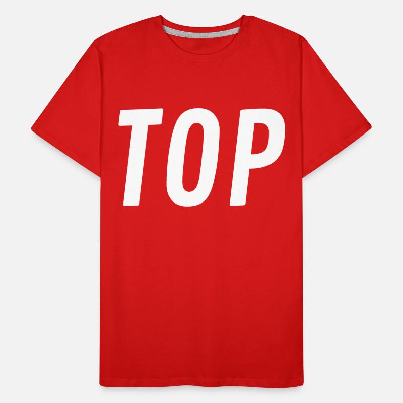 Top oder Bottom Männer Premium Bio T-Shirt