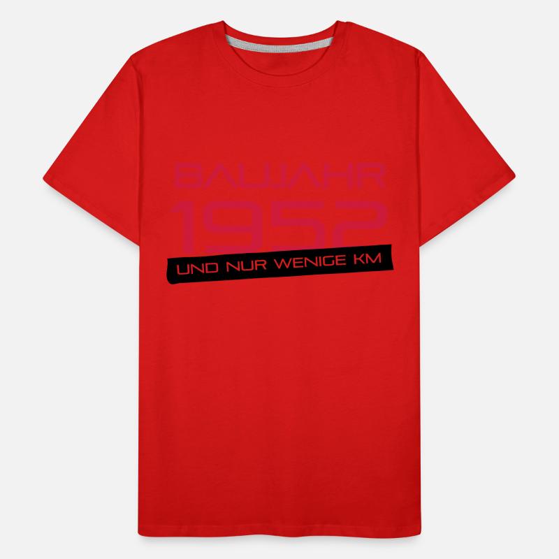 Peu km - Année 1952 T-shirt bio Premium Homme