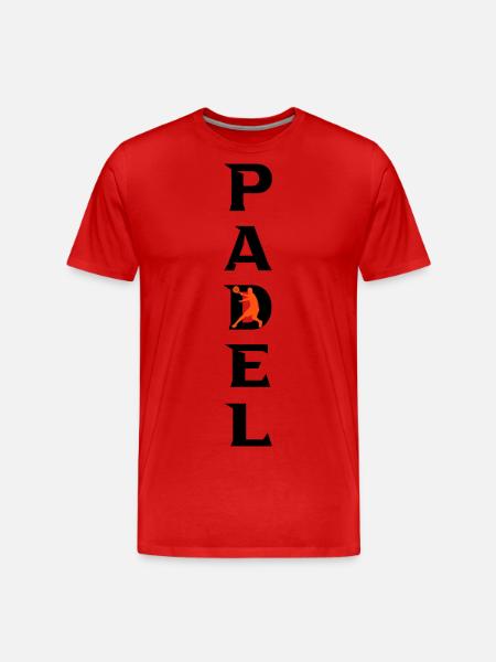 Padel - T-shirt bio Premium Homme - rouge