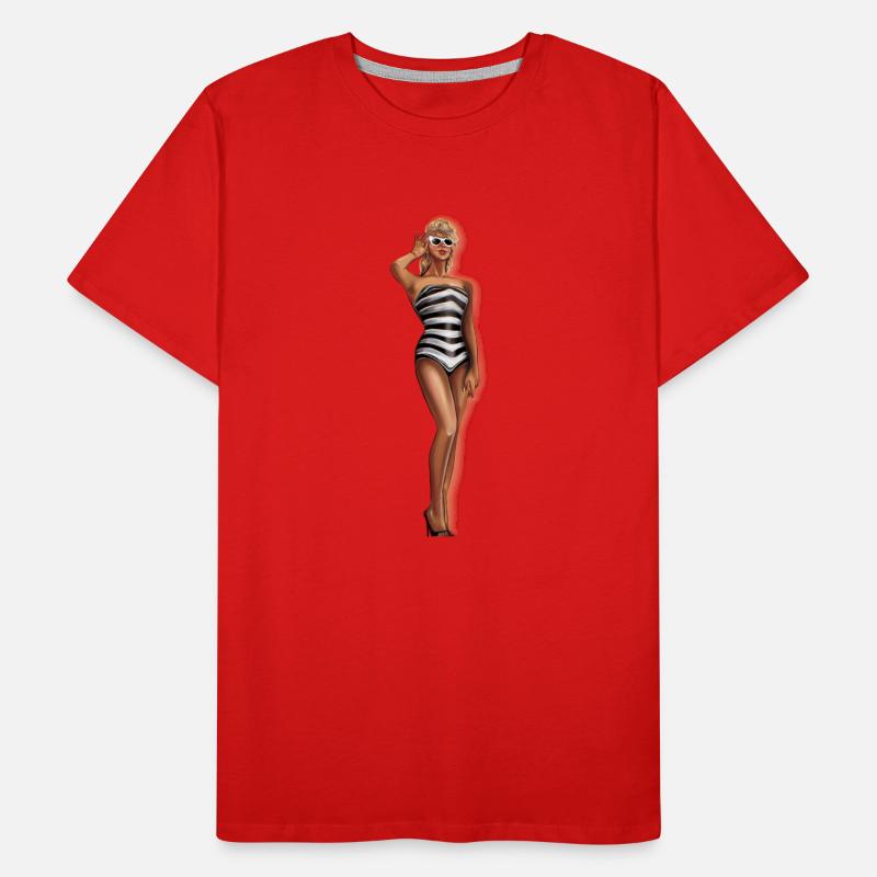 Poupée Beach Babe T-shirt bio Premium Homme