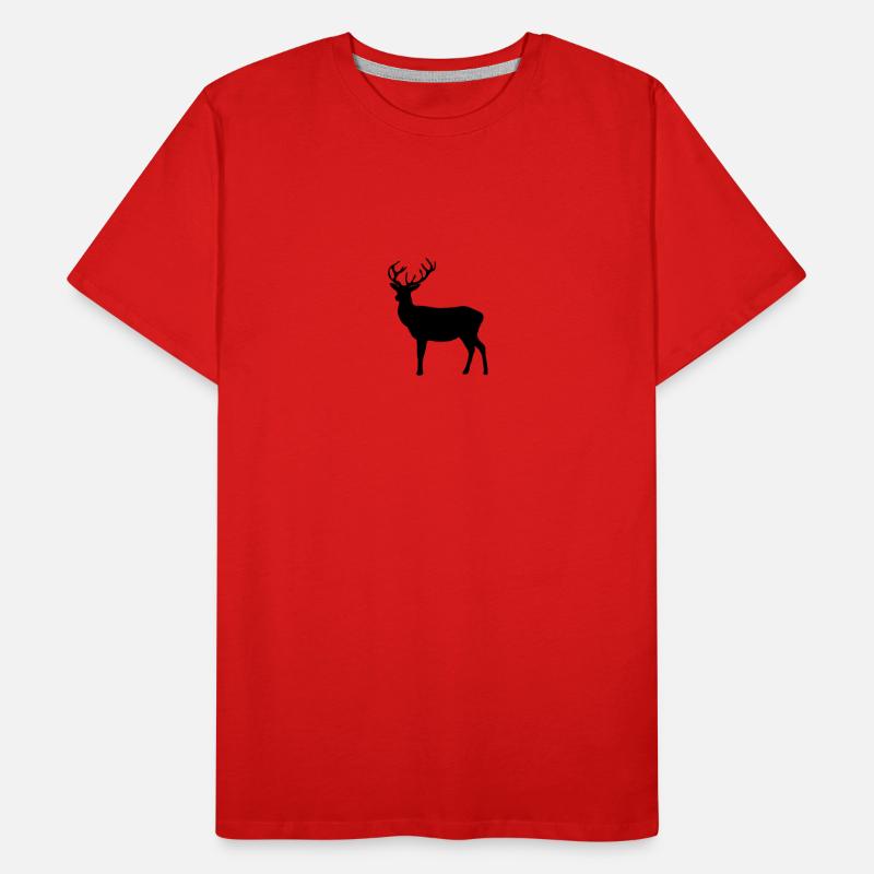 hirsch - jagd - jäger - hunter - hunting Männer Premium Bio T-Shirt