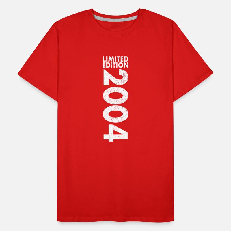 2004 Édition limitée 18e anniversaire T-shirt bio Premium Homme