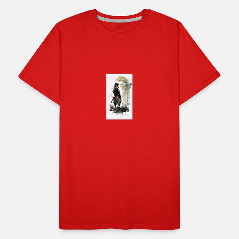 Samurai Männer Premium Bio T-Shirt