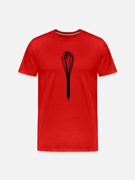 Whisk - Men's Premium Organic T-Shirt - red