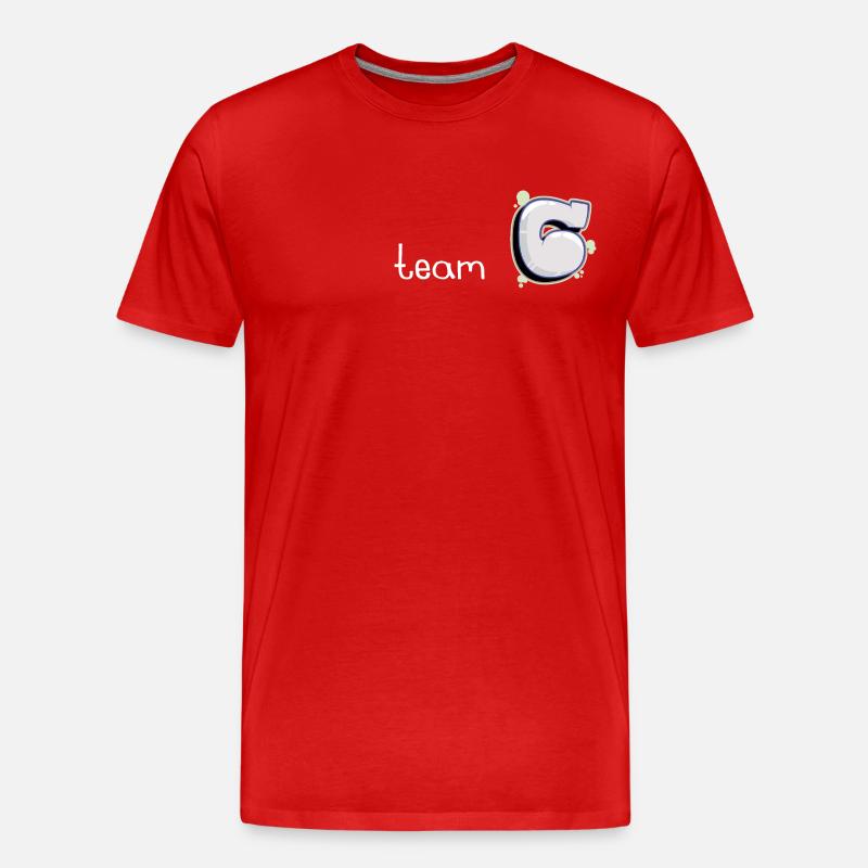 team C - Männer Premium Bio T-Shirt - Rot