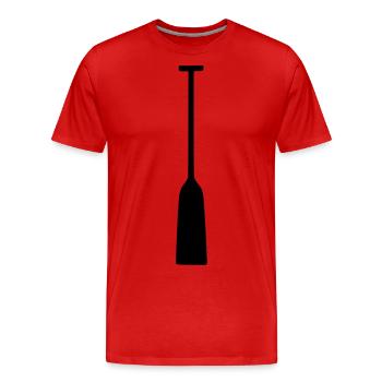 Dragon boat paddle dragon boat paddle 1 c. - Men's Premium Organic T-Shirt - red - Front - Damien (186cm)
