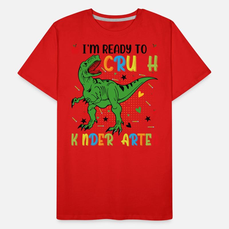Ich bin bereit, den Kindergarten zu zerquetschen Männer Premium Bio T-Shirt