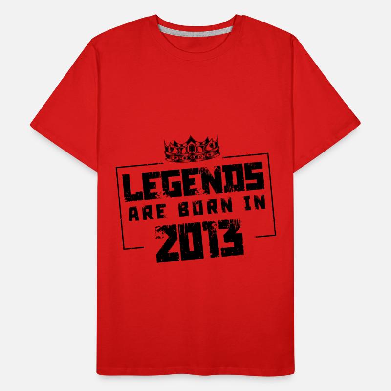 2013 legends born in Men's Premium Organic T-Shirt