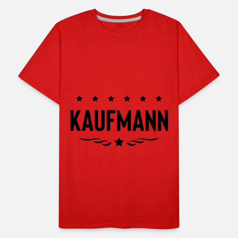 Kaufmann Beruf Männer Premium Bio T-Shirt